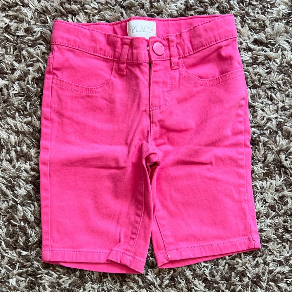 The Children's Place Bright Pink Kids Girls‎ Toddler Shorts